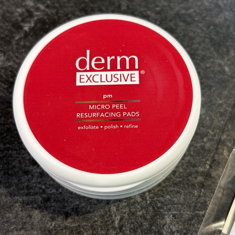 NEW Derm Exclusive PM Micro Peel Resurfacing Pads & Container 90 Pads Sealed - Picture 4 of 6